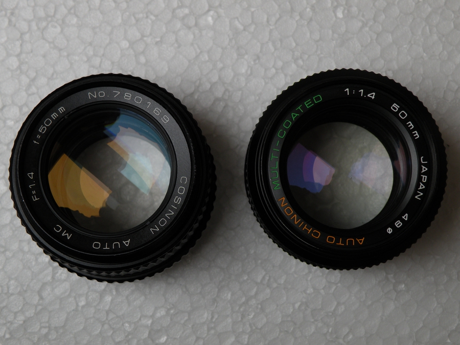 PK 1.4/50mm made by CHINON or COSINA?