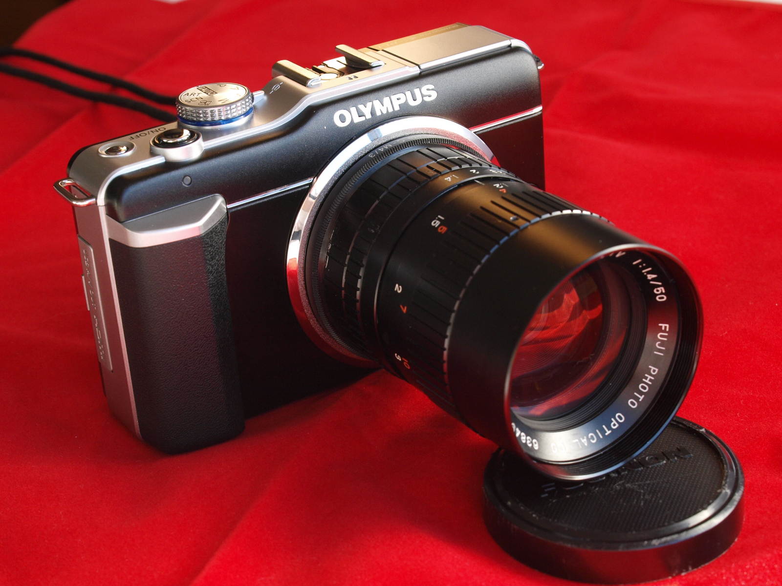 Fujinon-TV 50mm F1.4 lens on Olympus EPL-1