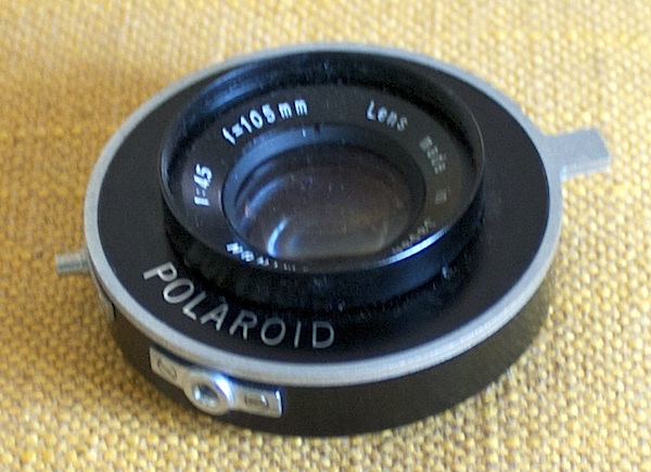Polaroid MP-4 Shutter Tominon Lens f/4.5 75mm Japan 