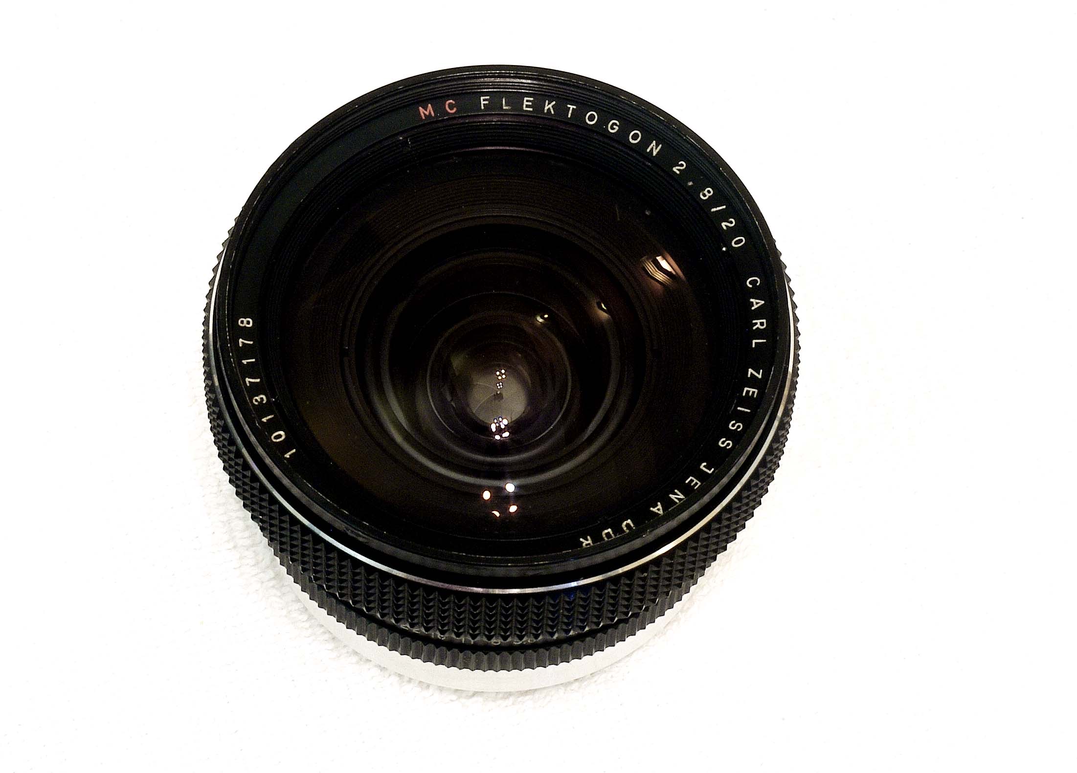 Carl Zeiss Jena 20mm f/2.8 Flektogon P/K mount Red MC