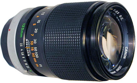 Canon FD 135mm f2.5