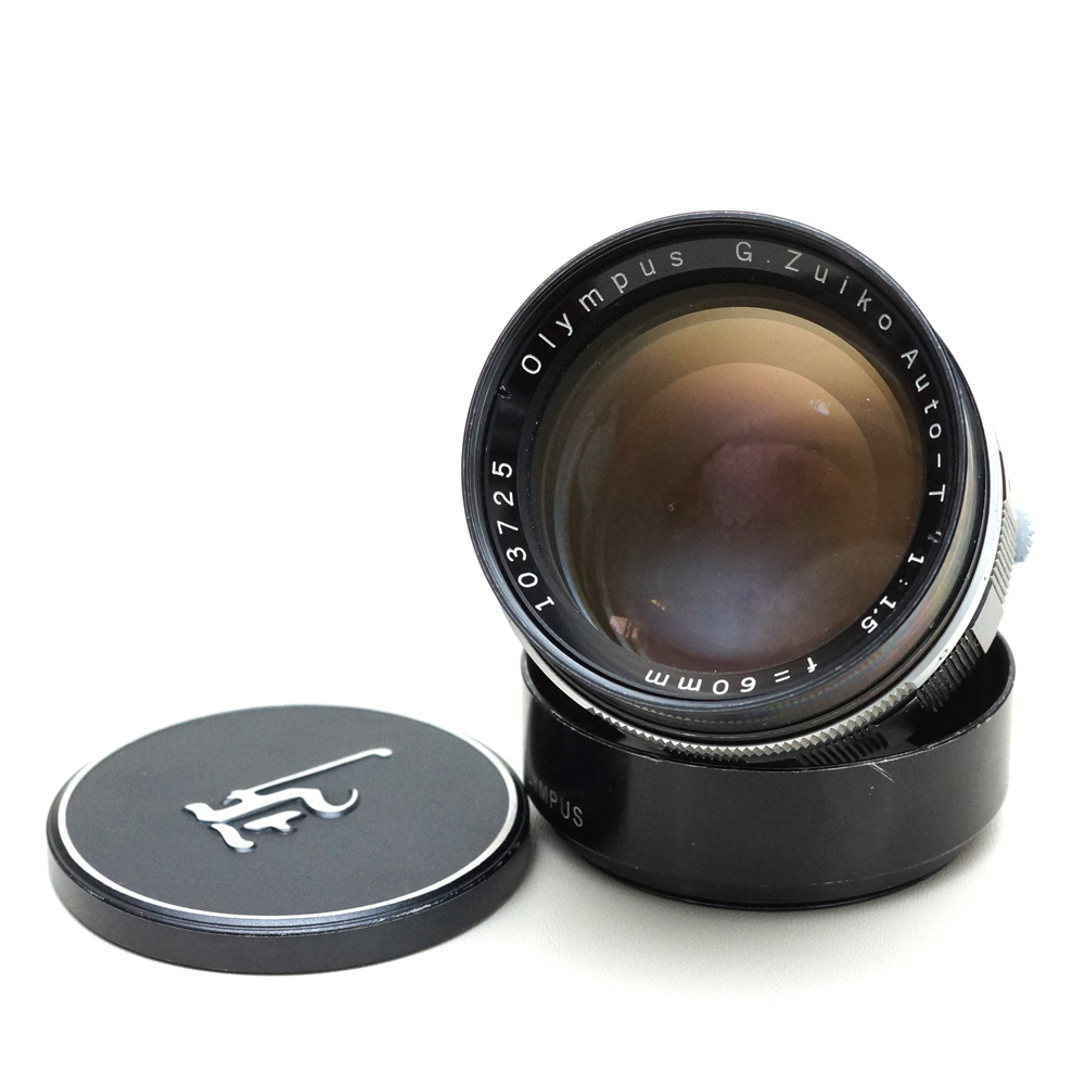 Olympus G. Zuiko Auto-T 1:1.5 60mm lens for Pen FT camera