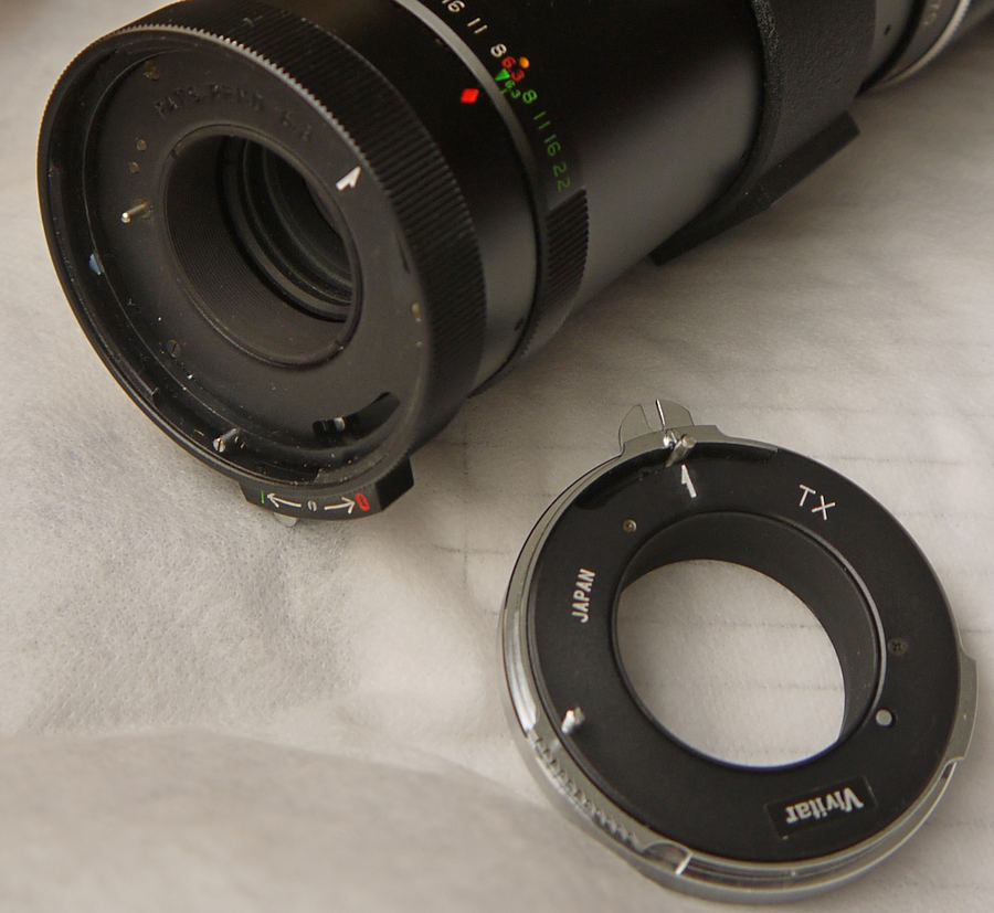 vivitar lens mount to sony