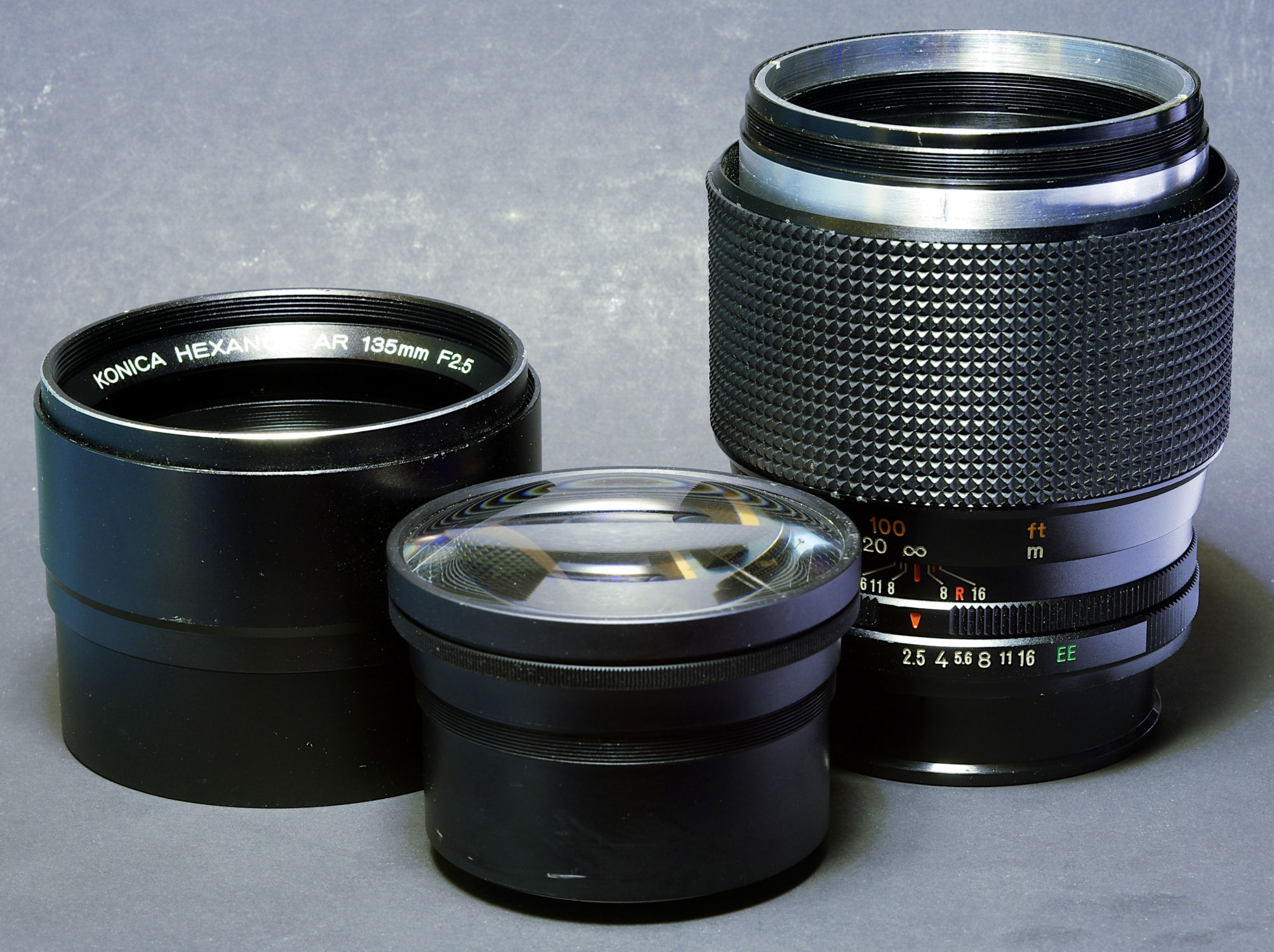 Konica Hexanon AR 135mm f/2.5 disassembly