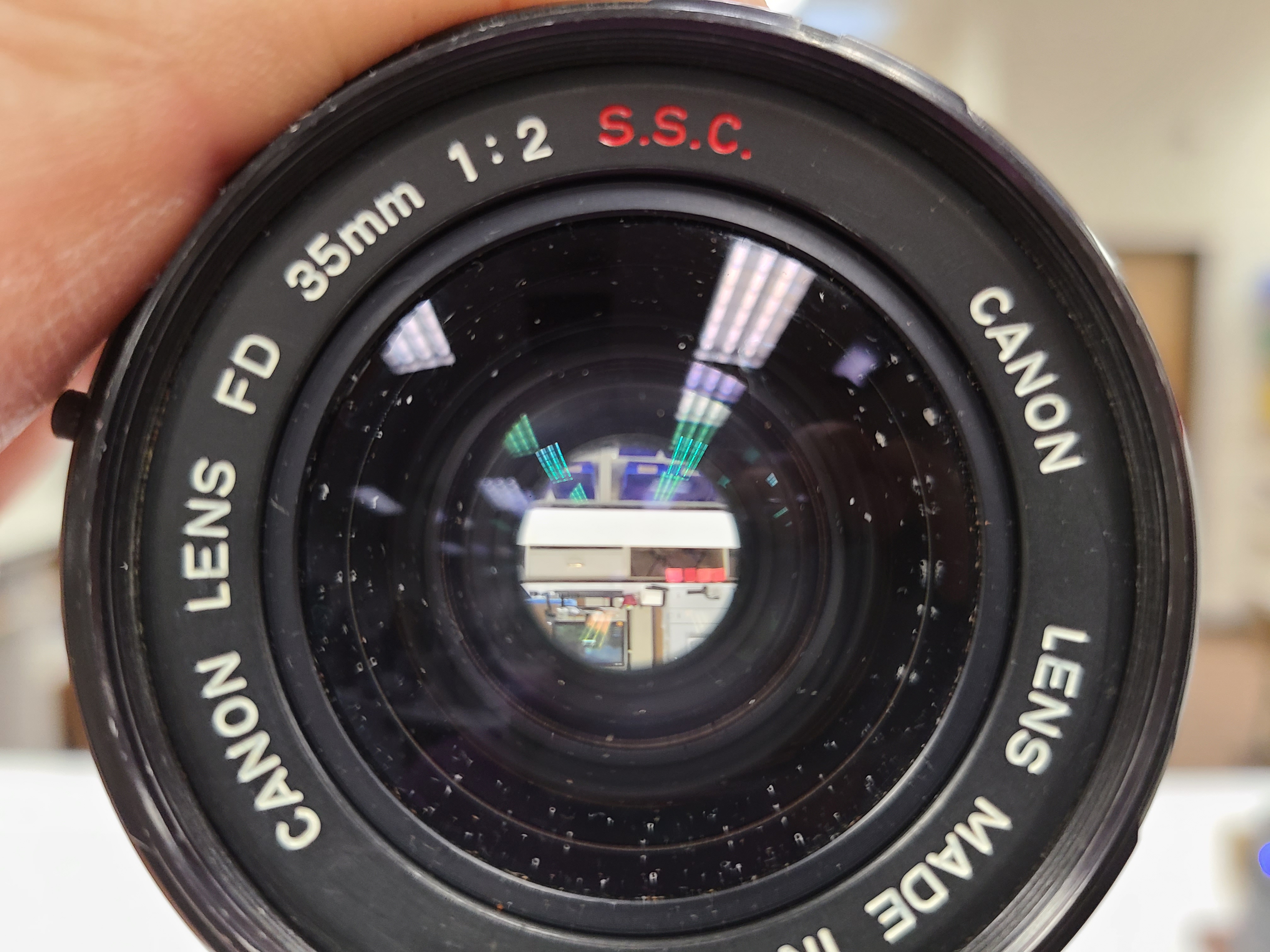 Canon FD 35mm F2 query
