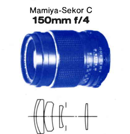 Mamiya-Sekor C 150mm 1:4 (645)